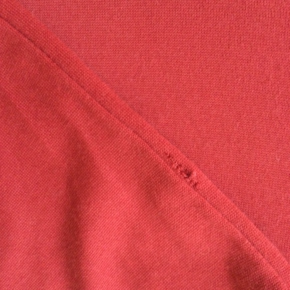 Vintage The Limited Short Sleeves Crew Neck Top Red w/ Sheen - Sz Small - Picture 10 of 11